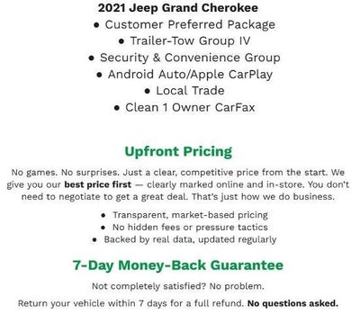 2021 Jeep Grand Cherokee Laredo E