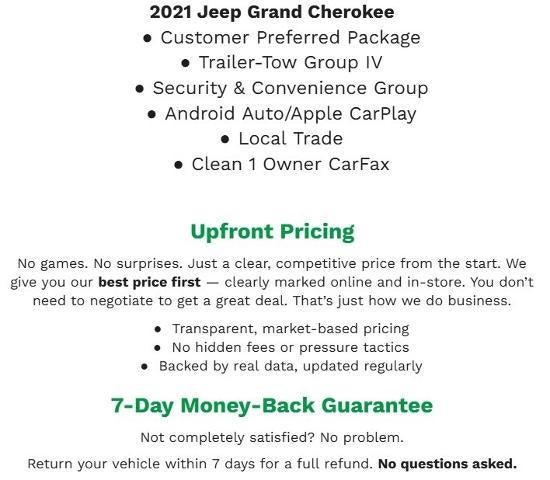 2021 Jeep Grand Cherokee Laredo E