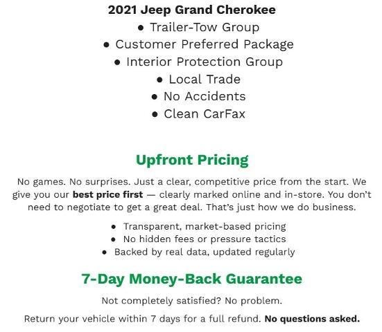 2021 Jeep Grand Cherokee Laredo X