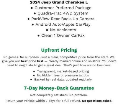 2024 Jeep Grand Cherokee L Laredo X 4x4