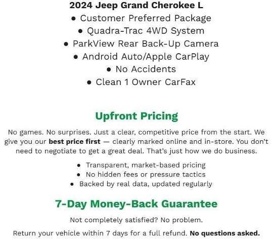 2024 Jeep Grand Cherokee L Laredo X 4x4