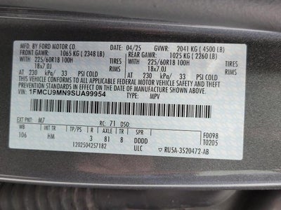 2025 Ford Escape ST-Line