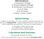 2022 Ford Bronco Base