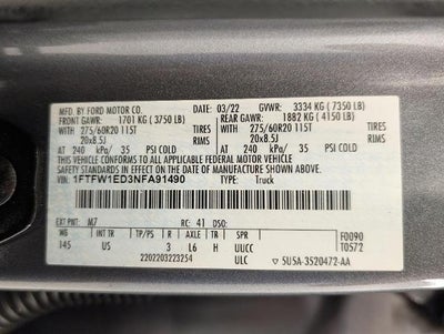 2022 Ford F-150 XLT