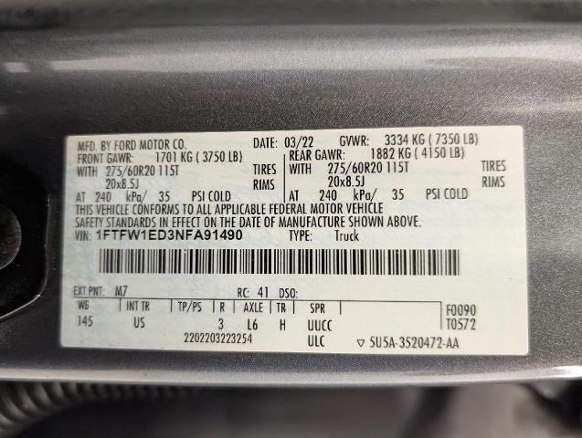 2022 Ford F-150 XLT