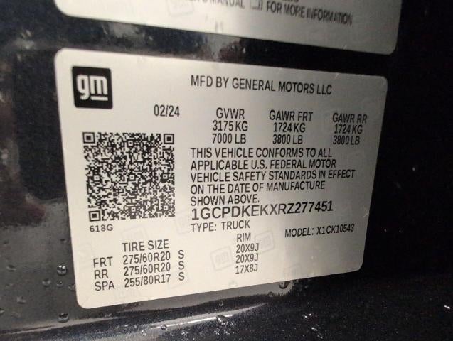 2024 Chevrolet Silverado 1500 LT (2FL)
