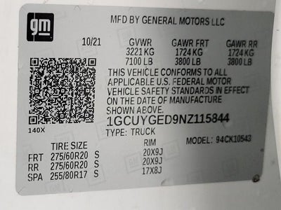 2022 Chevrolet Silverado 1500 LTD LTZ