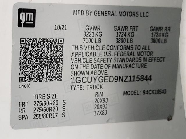 2022 Chevrolet Silverado 1500 LTD LTZ