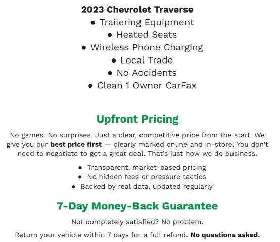 2023 Chevrolet Traverse LT Cloth