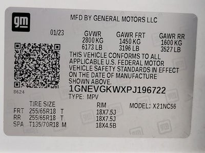 2023 Chevrolet Traverse LT Cloth