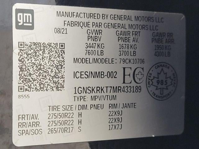 2021 Chevrolet Tahoe RST