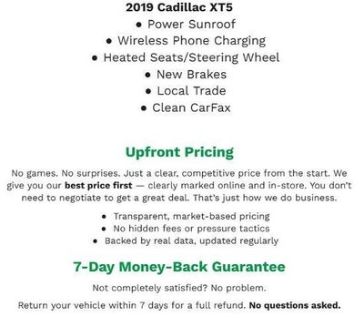 2019 Cadillac XT5 Luxury AWD