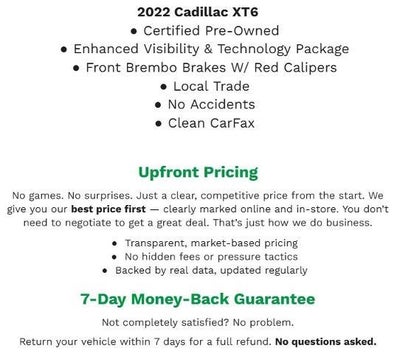 2022 Cadillac XT6 Sport