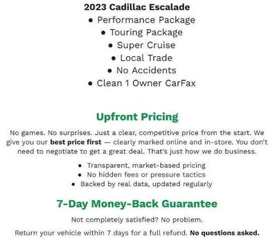 2023 Cadillac Escalade Premium Luxury