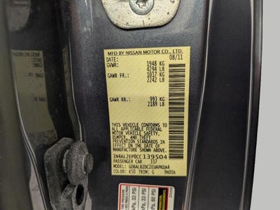 2012 Nissan Altima 2.5 S