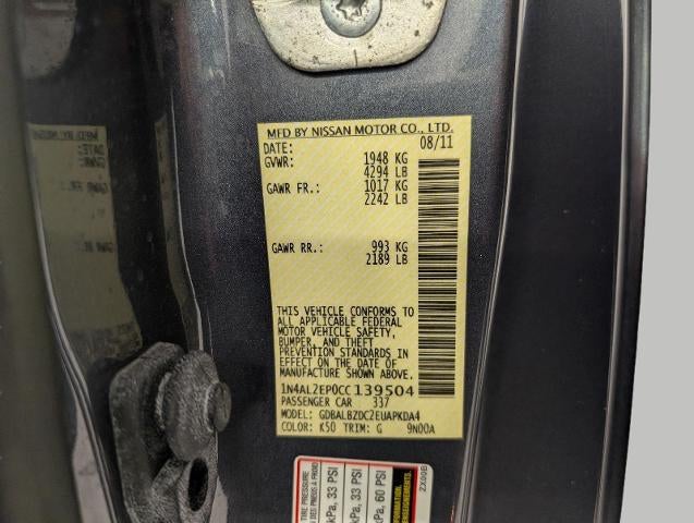 2012 Nissan Altima 2.5 S