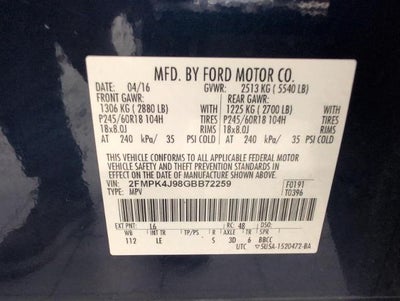 2016 Ford Edge SEL