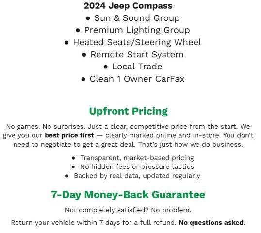 2024 Jeep Compass Latitude Lux FWD