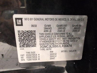 2018 Chevrolet Trax LT