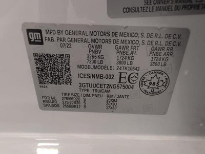 2022 GMC Sierra 1500 Elevation