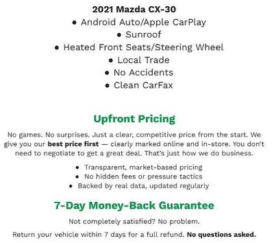 2021 Mazda Mazda CX-30 2.5 Turbo Premium