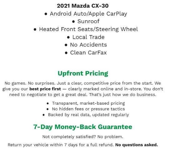 2021 Mazda Mazda CX-30 2.5 Turbo Premium