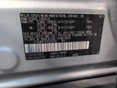 2025 Toyota RAV4 Hybrid LE