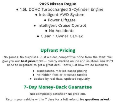 2025 Nissan Rogue SV