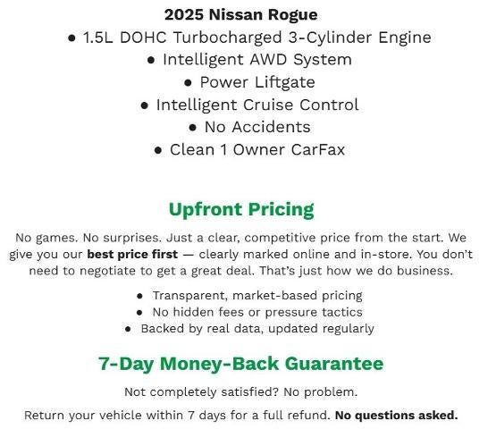 2025 Nissan Rogue SV Intelligent AWD