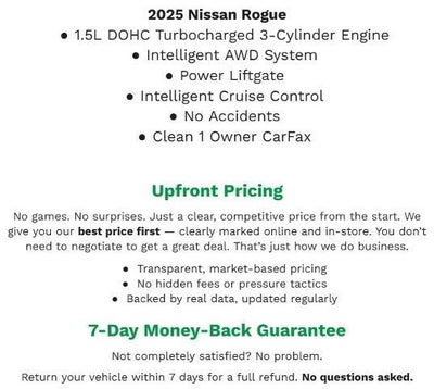 2025 Nissan Rogue SV