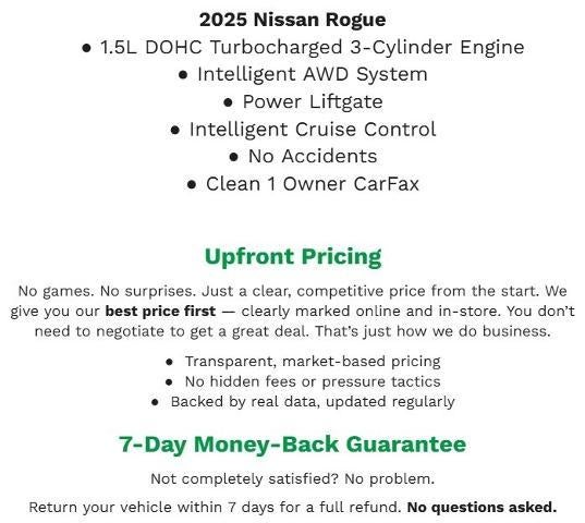 2025 Nissan Rogue SV