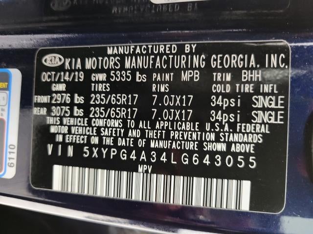 2020 Kia Sorento 2.4L LX