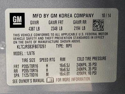 2015 Chevrolet Trax LT